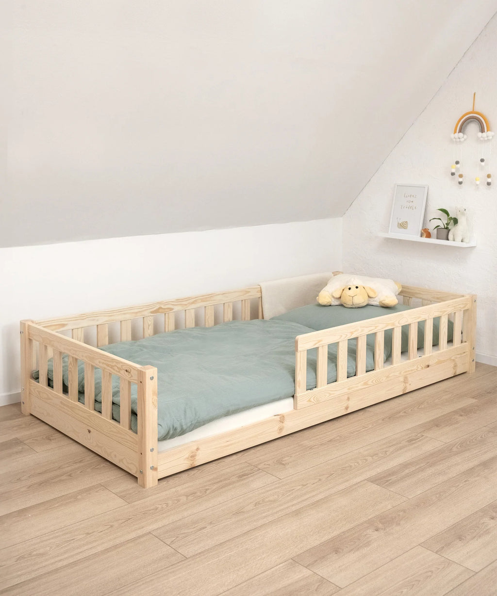 Ahşap Montessori Çocuk Yer Yatağı